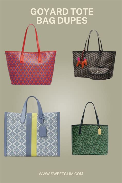 goyard bag dupe|budget friendly goyard dupe.